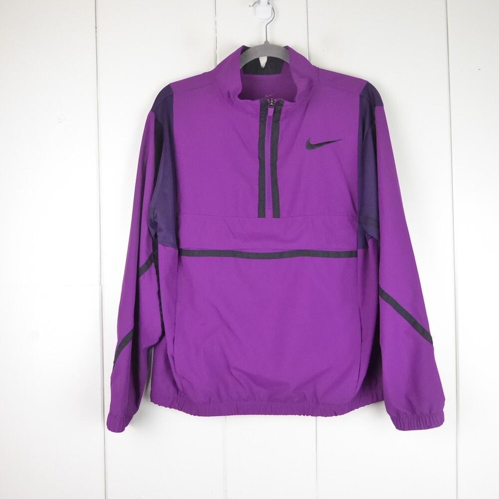 Nike Purple & Dark Purple Pullover Windbreaker Jacket